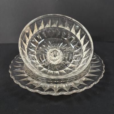 LOT 394: Vintage Covered Butter/Cheese Dishes