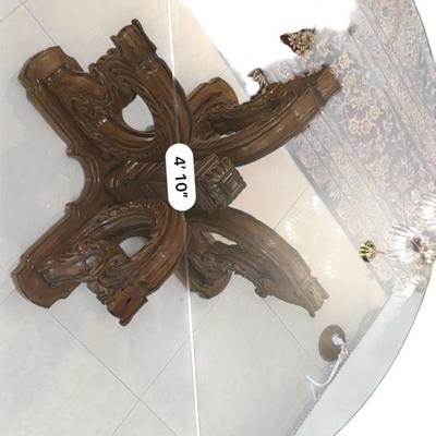 Furniture - Glass Top Coffee Table