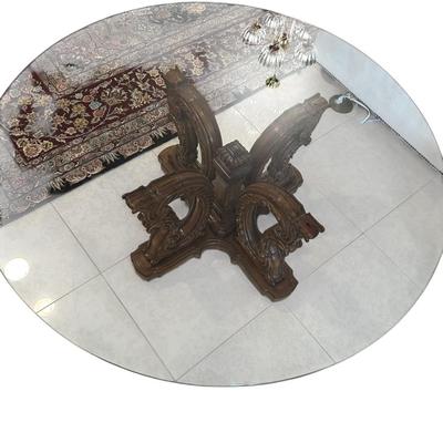 Furniture - Glass Top Coffee Table