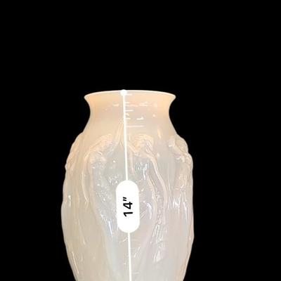 Decor - Sabino Vase WWII Era 14" Antique XL= Gloss finish -Part of an Unmatched Pair 14" tall Gloss finish.