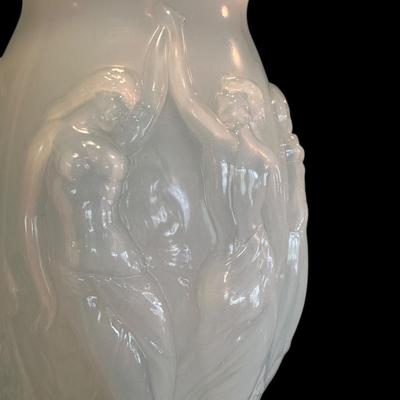 Decor - Sabino Vase WWII Era 14" Antique XL= Gloss finish -Part of an Unmatched Pair 14" tall Gloss finish.