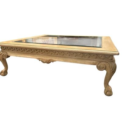 Furniture - Glass top XL Coffee Table