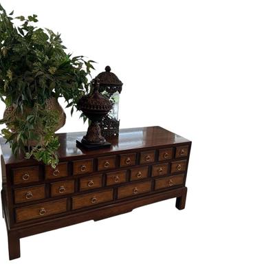 Furniture -Pair of Window Chests w/ decor