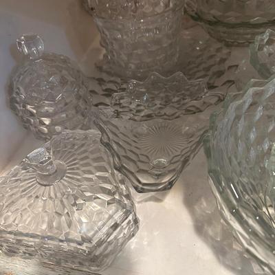 American Fostoria -Bowls, ice bucket, footed servers