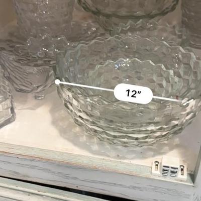 American Fostoria -Bowls, ice bucket, footed servers