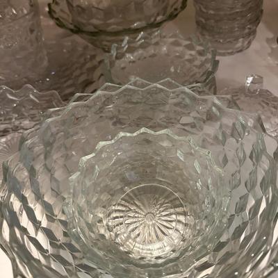 American Fostoria -Bowls, ice bucket, footed servers