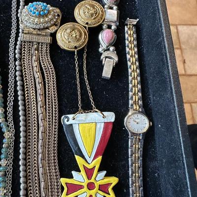 Costume Jewelry Lot O- Mixed lot with some marked 925
