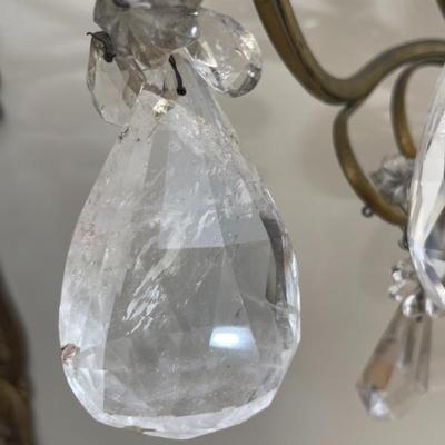 Rock Crystal Sconces (quartz)