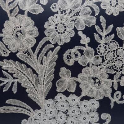Framed Belgian Handmade Duchesse Lace – Dated 1983