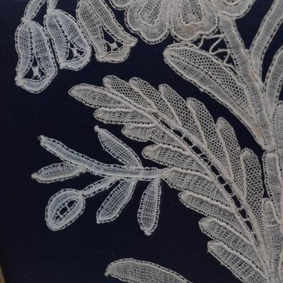 Framed Belgian Handmade Duchesse Lace – Dated 1983