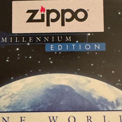ZIPPO Millennium Edition - New old stock in box W/ paperwork. New condition / unused
