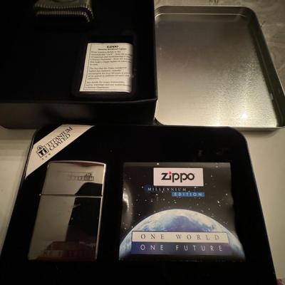 ZIPPO Millennium Edition - New old stock in box W/ paperwork. New condition / unused