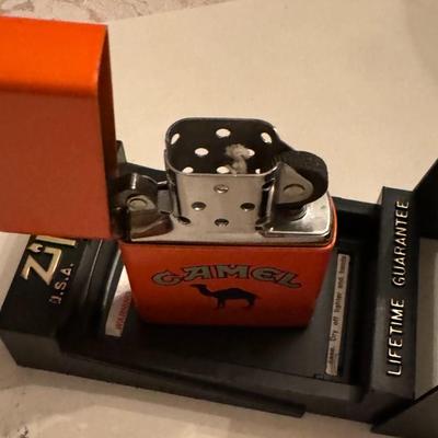 JOE CAMEL 1990's Orange Lighter - New old stock -