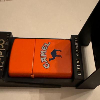 JOE CAMEL 1990's Orange Lighter - New old stock -