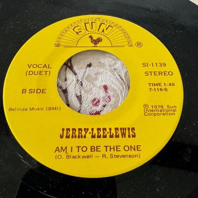 Sun Records Jerry Lee Lewis - Save the last dance for me / Am I to be the one 45 RPM