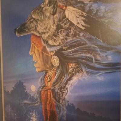 Sale Photo Thumbnail #28: Framed and signed.  This was originally purchased for over $1200 from the Haney Inc Art Gallery in Seminole.  It is #69 in the series and is signed.  Other prints were also #69, at the time a person could reserve a specific number and come pick it up.  Co