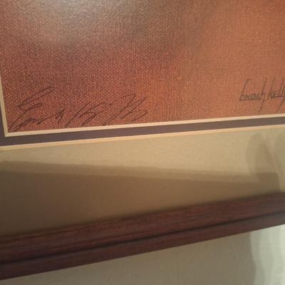 Sale Photo Thumbnail #31: Framed print by Enoch Kelly Haney.