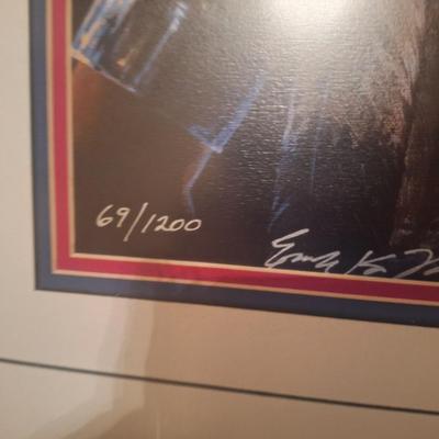Sale Photo Thumbnail #63: Rare signed print, framed.  This is #69 of 1200  This ia another one that was reserved and purchased at Haney Inc Gallery in order to get them all the same release #.