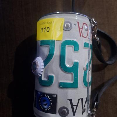 Sale Photo Thumbnail #70: purse made from a re-purposed Oklahoma license plate.   Made by little earth company.

Tags included