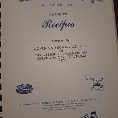 Sale Photo Thumbnail #78: 3 vintage cookbooks put together by other Oklahomans
See photos