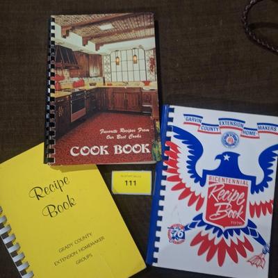 Sale Photo Thumbnail #76: 3 vintage cookbooks put together by other Oklahomans
See photos