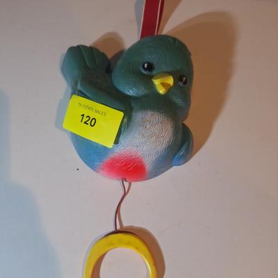 Sale Photo Thumbnail #111: When you pull the string it plays music, the cord goes back up immediately but the music plays at appropriate speed so it is still working