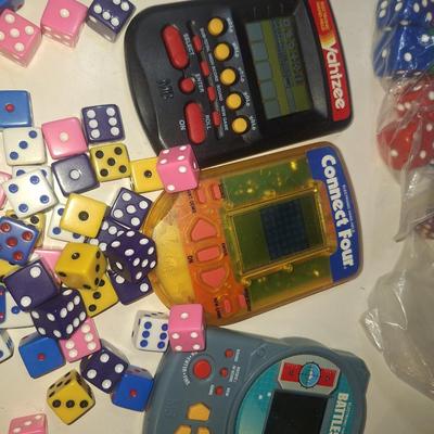Sale Photo Thumbnail #160: mixed lot of small games and dice