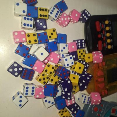 Sale Photo Thumbnail #159: mixed lot of small games and dice