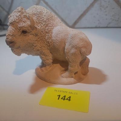Sale Photo Thumbnail #194: small white buffalo figurine