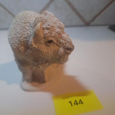 Sale Photo Thumbnail #195: small white buffalo figurine
