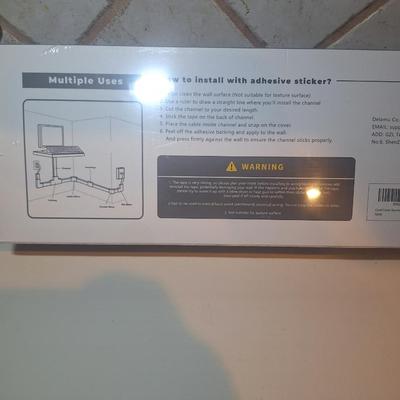 Sale Photo Thumbnail #200: cable raceway to hide  your cords, new in box