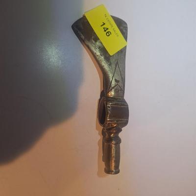 Sale Photo Thumbnail #201: Brass tomahawk head