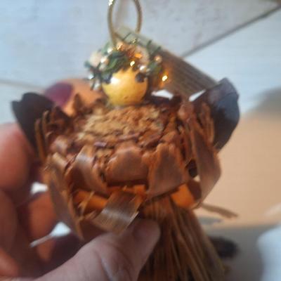 Sale Photo Thumbnail #231: Pua Angel and small clay candle holder