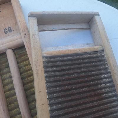 Sale Photo Thumbnail #259: 2 washboards