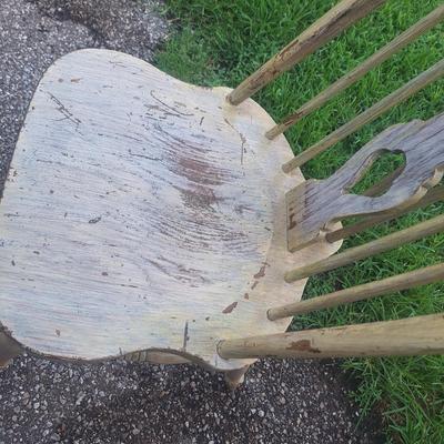 Sale Photo Thumbnail #280: wooden chair- sturdy