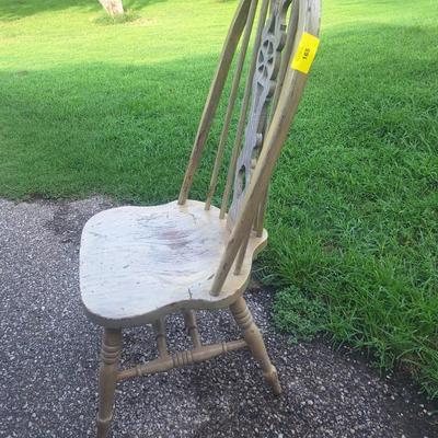 Sale Photo Thumbnail #279: wooden chair- sturdy