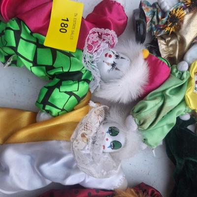 Sale Photo Thumbnail #330: Porcelain clown dolls