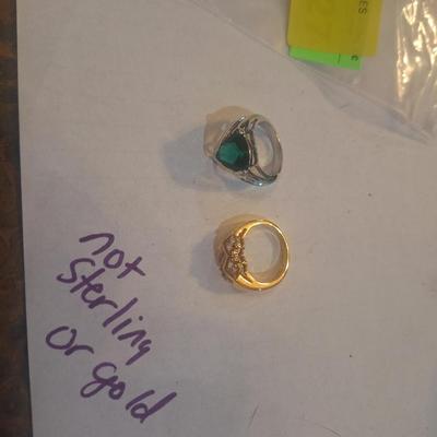 Sale Photo Thumbnail #403: 2 costume rings