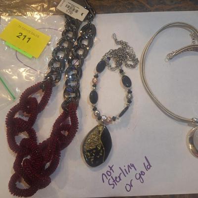Sale Photo Thumbnail #421: the one necklace still has tags on it and was priced $64 new