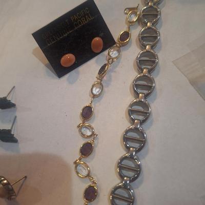 Sale Photo Thumbnail #438: bracelets and earrings