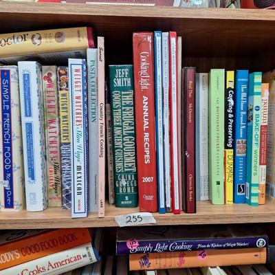 Sale Photo Thumbnail #506: a shelf full of cookbooks