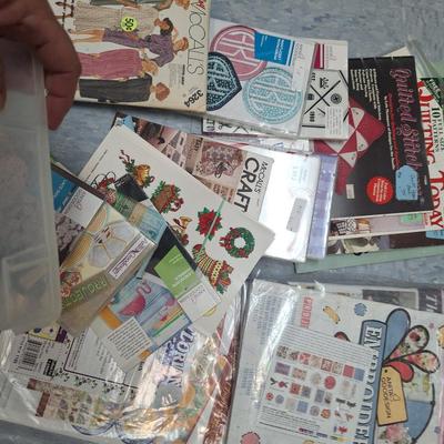 Sale Photo Thumbnail #539: includes embroidery stuff for a machine