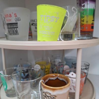 Sale Photo Thumbnail #547: shot glasses and lazy susan