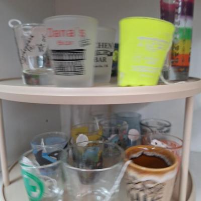 Sale Photo Thumbnail #546: shot glasses and lazy susan