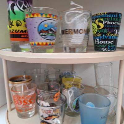 Sale Photo Thumbnail #545: shot glasses and lazy susan