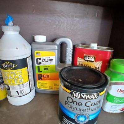 Lot of Garage Chemicals & Repair Products – Mixed Brands