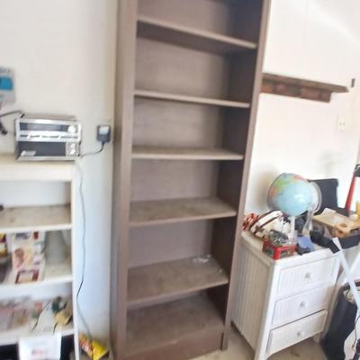 Brown 5-Shelf Storage Bookcase (nothing else included)