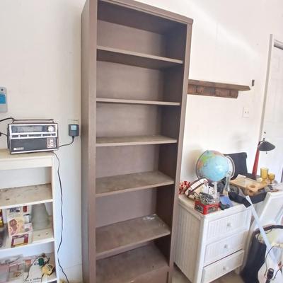 Brown 5-Shelf Storage Bookcase (nothing else included)