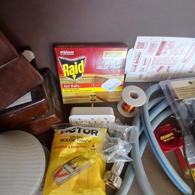 Assorted small home hardware and repair lot