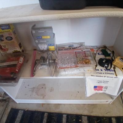 Assorted small home hardware and repair lot
